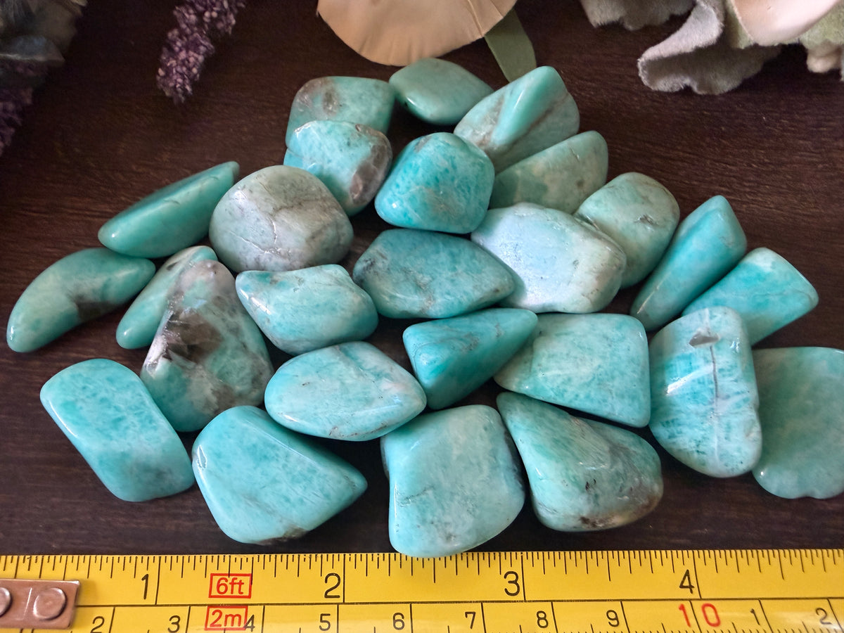 Amazonite Tumbled Pocket Stone