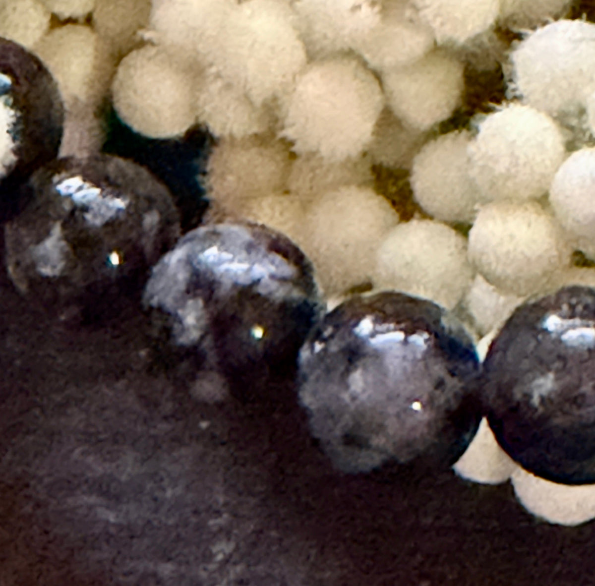 Natural Stone Gem Bracelet 7.5 inch 8mm Stretch -Mystical Merlinite