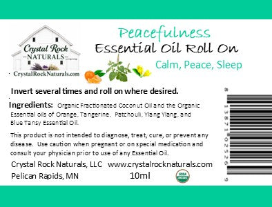Peacefulness Essential Oil Roll On 10ml