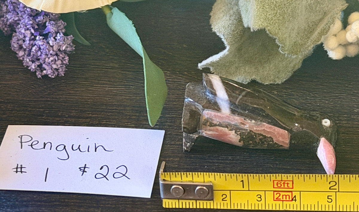 Rhodochrosite Penguin #1