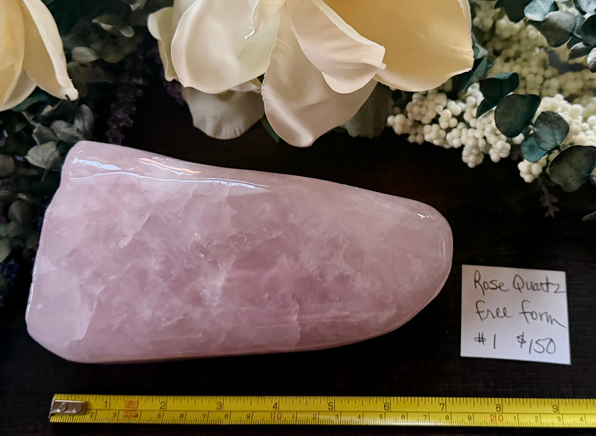 Rose Quartz Free Form #1