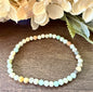 Natural Stone Gem Bracelet 7.5 inch 4mm Stretch-Amazonite