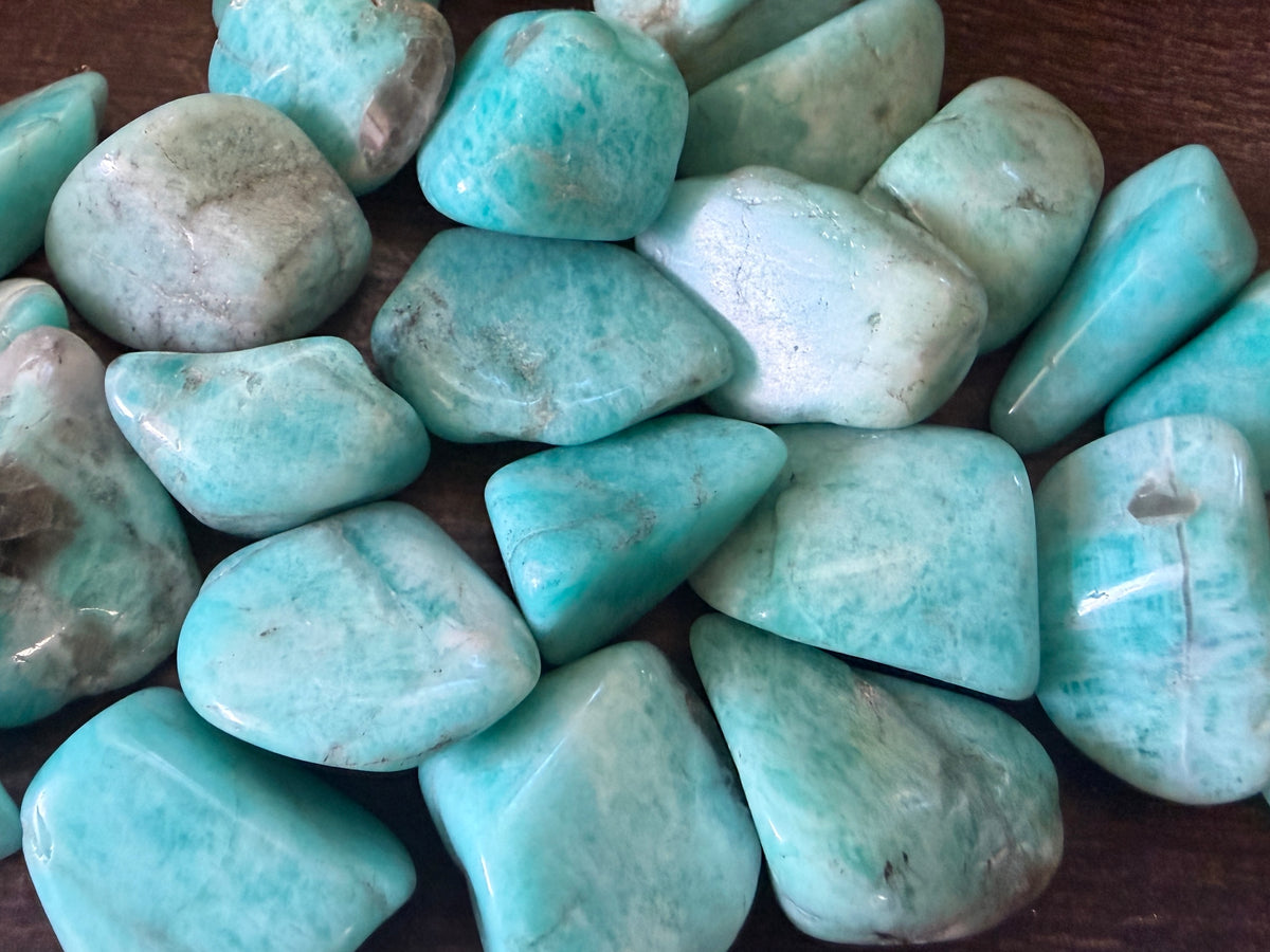 Amazonite Tumbled Pocket Stone