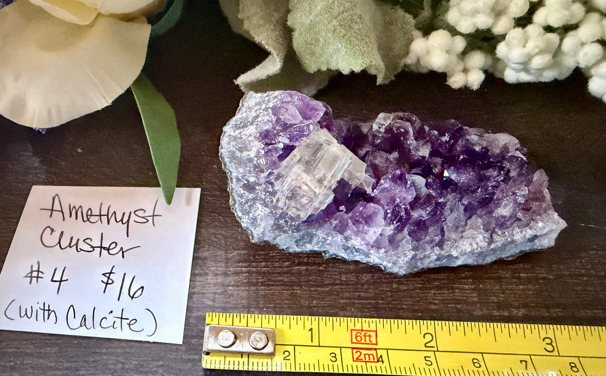 Amethyst Cluster w/ Calcite #4