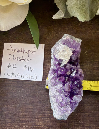 Amethyst Cluster w/ Calcite #4