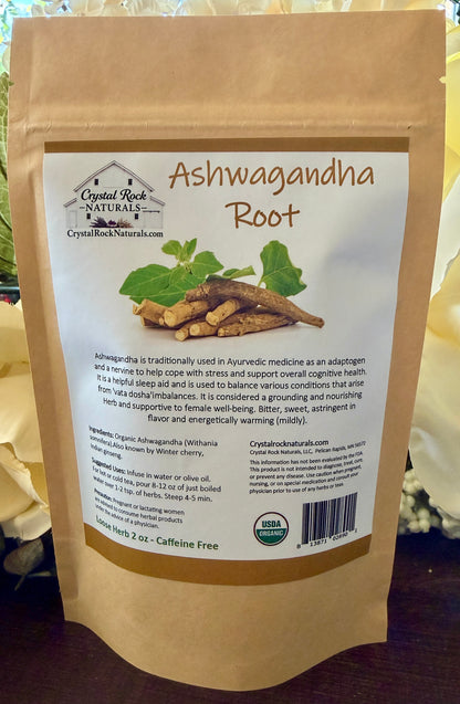 Ashwagandha Root 2 oz Organic