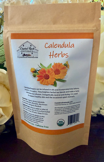 Calendula Flowers 1 oz Organic