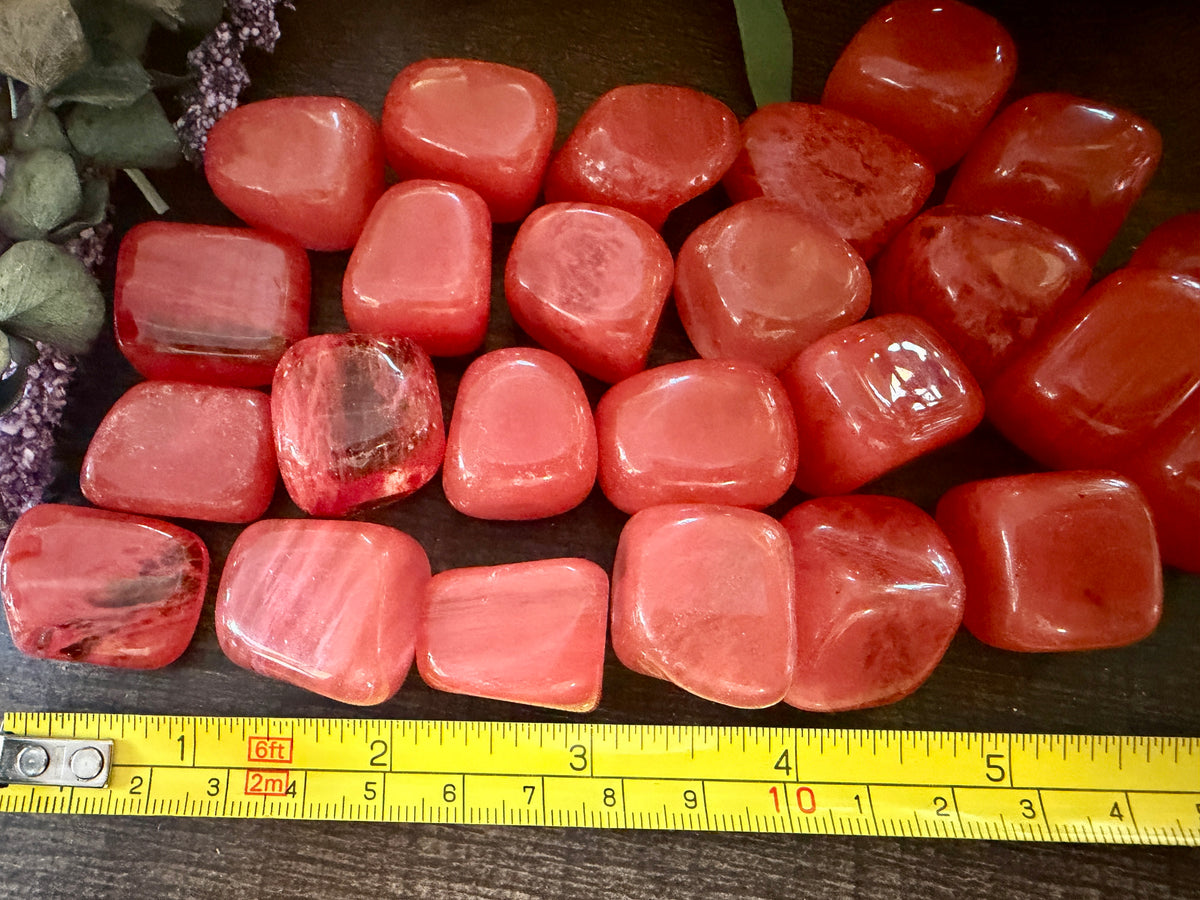 Cherry Quartz Tumbled Pocket Stone