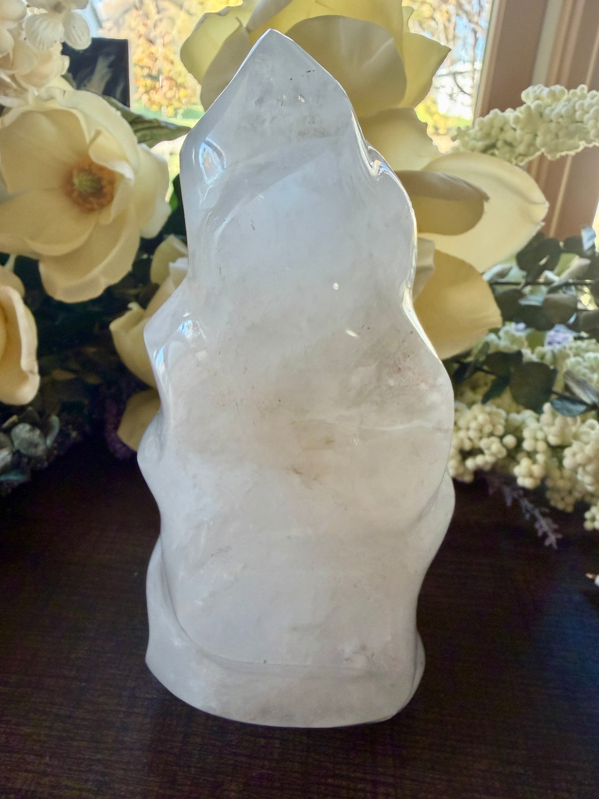 Clear Quartz Flame #1