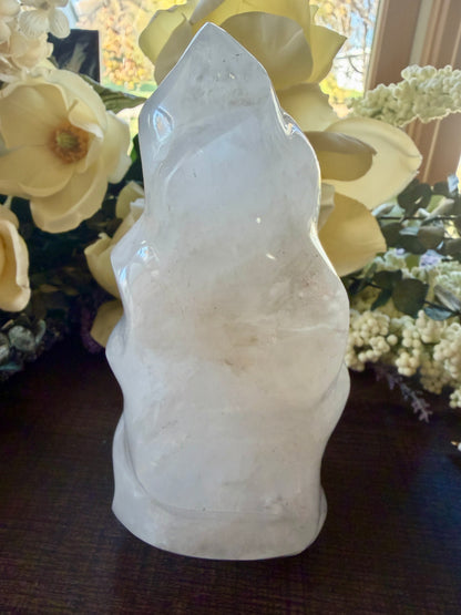 Clear Quartz Flame #1