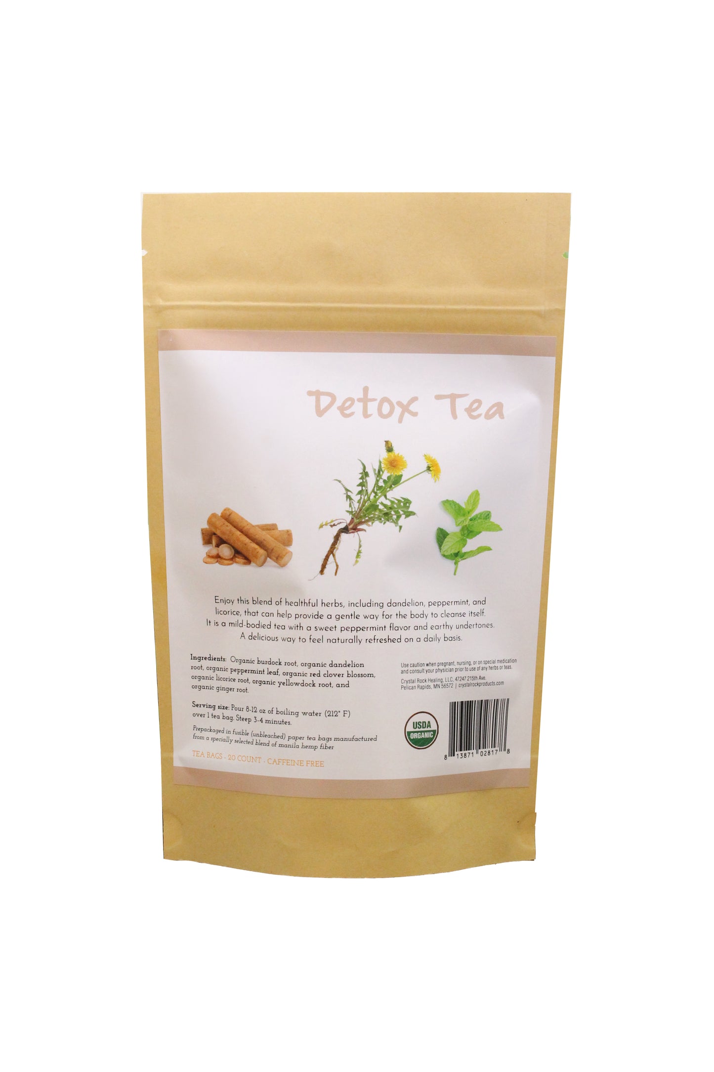 Detox Tea Bags 20ct Organic