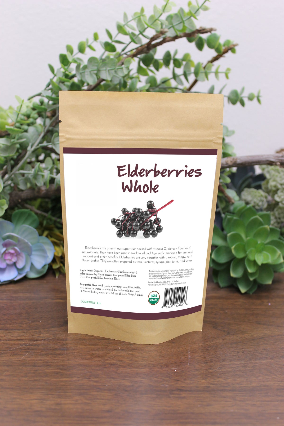 Elderberries Whole 2oz  Organic