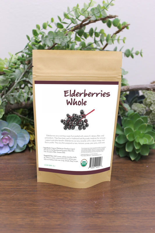 Elderberries Whole 2oz  Organic