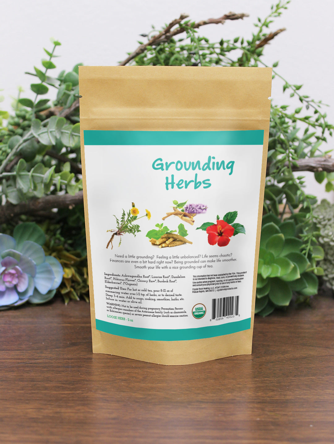 Grounding Loose Herb 2oz Organic