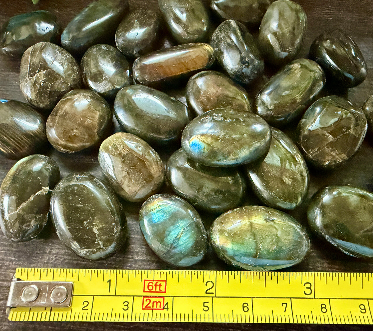 Labradorite Tumbled Ovals Pocket Stone