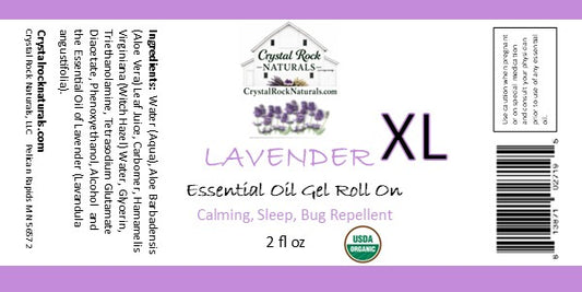 Lavender XL Gel Roll On 3oz
