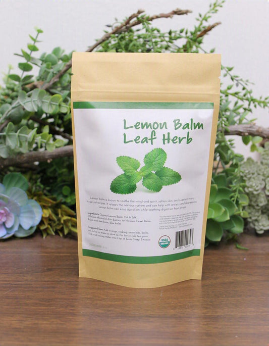 Lemon Balm Leaf Herb 1 oz Organic
