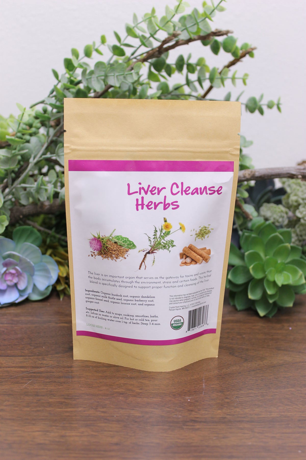 Liver Cleanse Herbs 2oz Organic