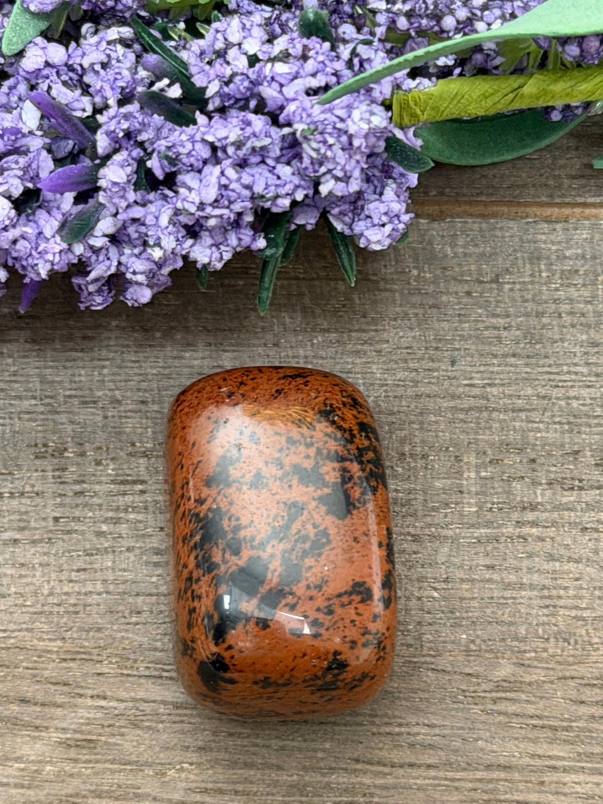 Obsidian Mahogany Tumbled Pocket Stone