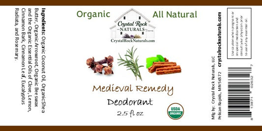 All Natural Deodorant Medieval Remedy 2.5oz