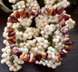 Natural Stone Chip Bracelet 7.5 inch Stretch-Mookaite Jasper