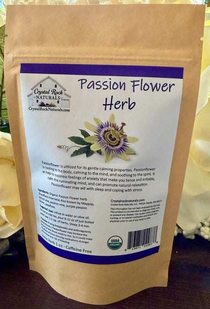 Passion Flower Loose Herb 1oz-Caffeine Free
