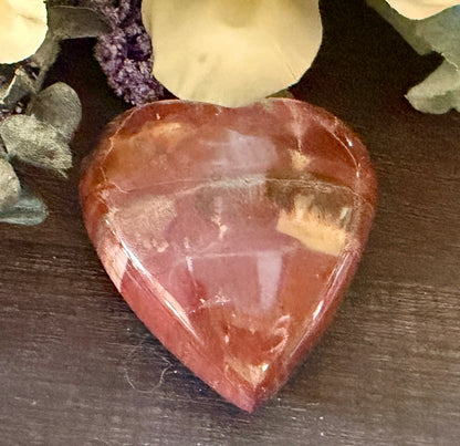Petrified Wood Heart #2