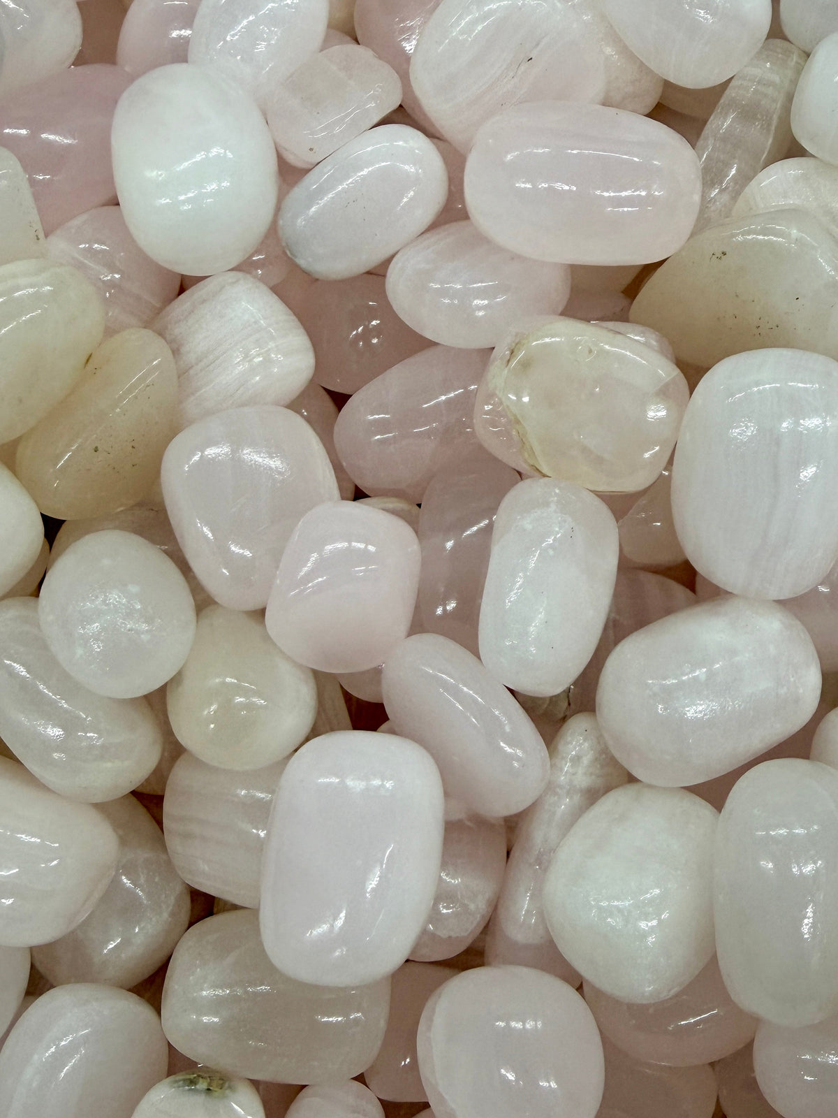 Pink Calcite Tumbled Pocket Stone