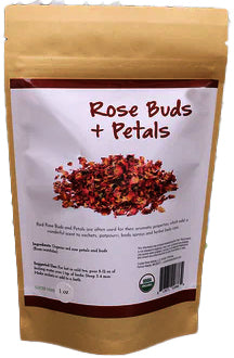 Rose Buds and Petals 1 oz Organic