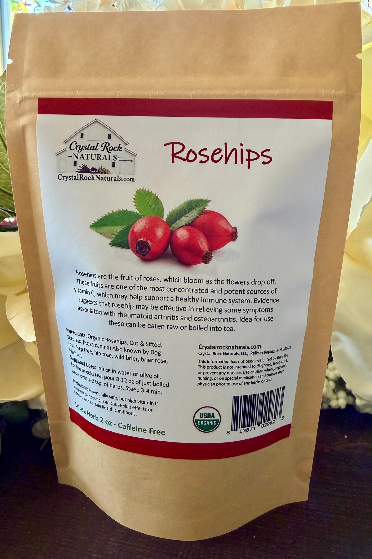 Rosehips Herb 2 oz Organic