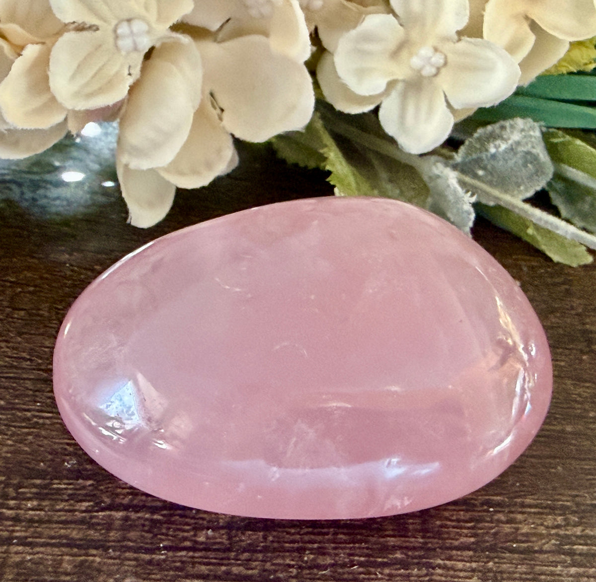 Rose Quartz Palm #2