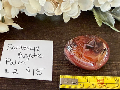 Sardonyx Agate Palm #2