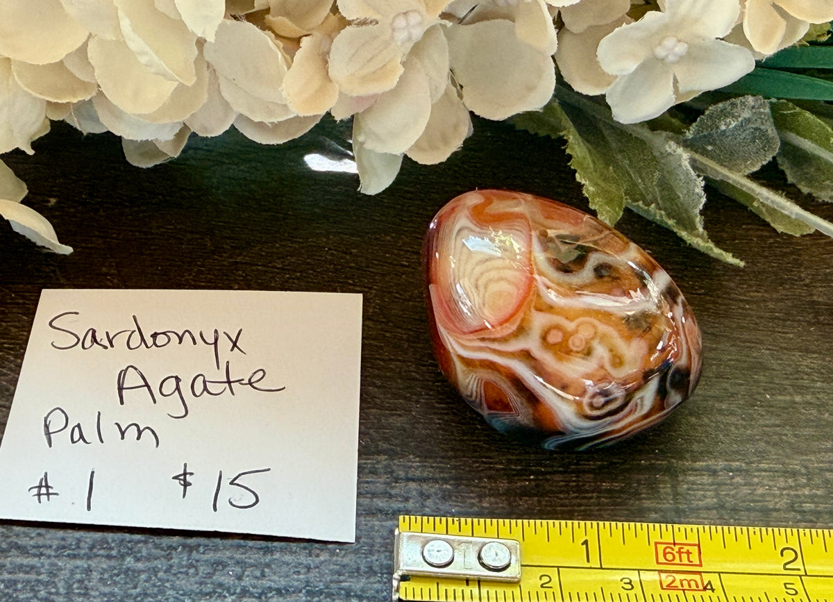 Sardonyx Agate Palm #1