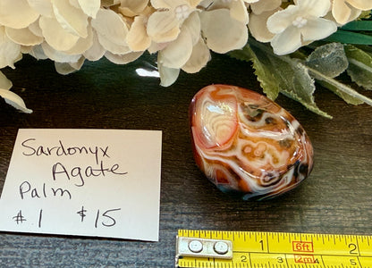 Sardonyx Agate Palm #1
