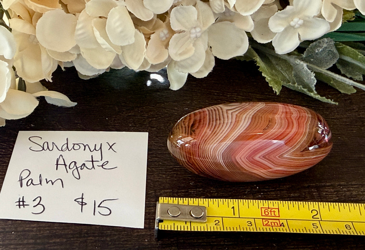 Sardonyx Agate Palm #3