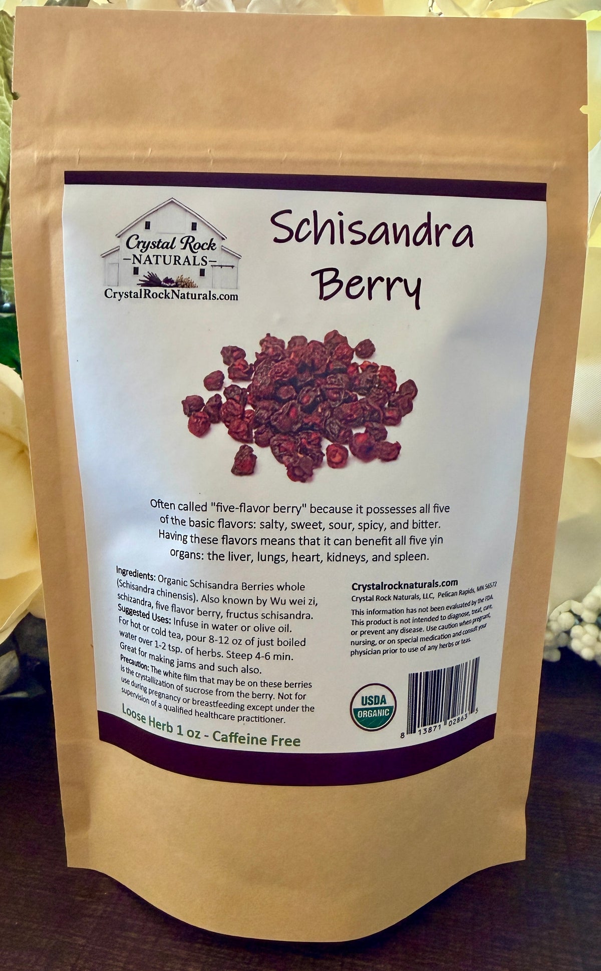 Schisandra Berries 1 oz Organic
