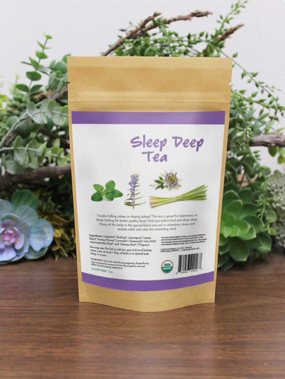 Sleep Deep Tea Herb 2oz Organic