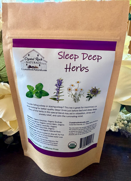 Sleep Deep Tea Herb 2oz Organic