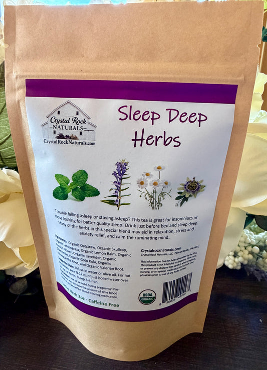 Sleep Deep Tea Herb 2oz Organic