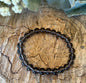 Natural Stone Gem 6mm Bracelet 7.5 inch Stretch-Smokey Quartz