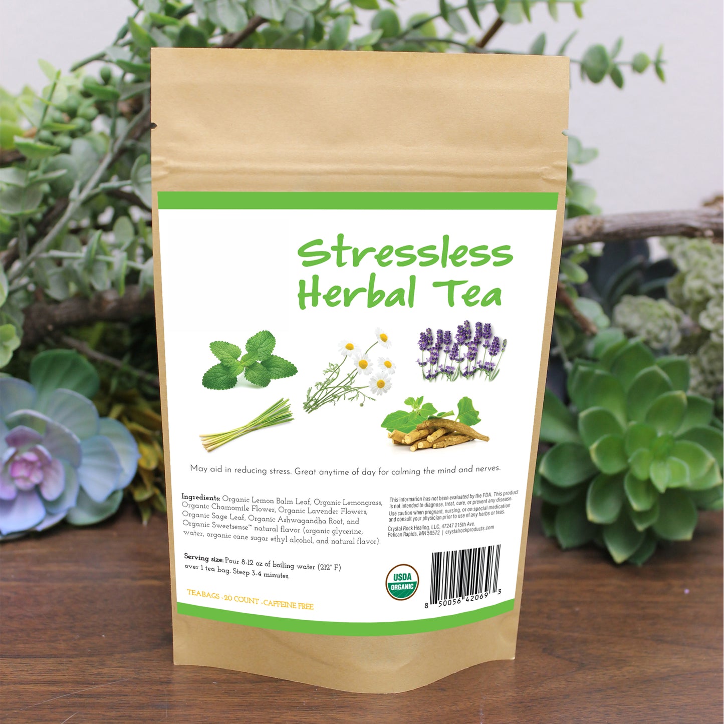 Stressless Tea Bags 20ct Organic