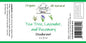 All Natural Deodorant Tea Tree, Rosemary, Lavender 2.5oz