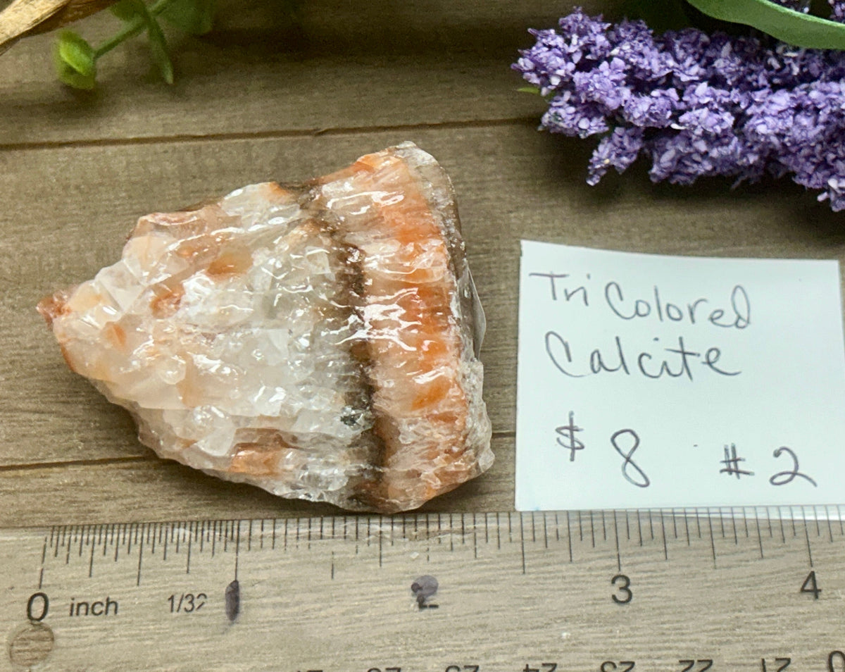 Tri-Colored Calcite #2