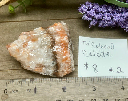 Tri-Colored Calcite #2