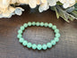 Natural Stone Gem Bracelet 7.5 inch 8mm Stretch-Aventurine