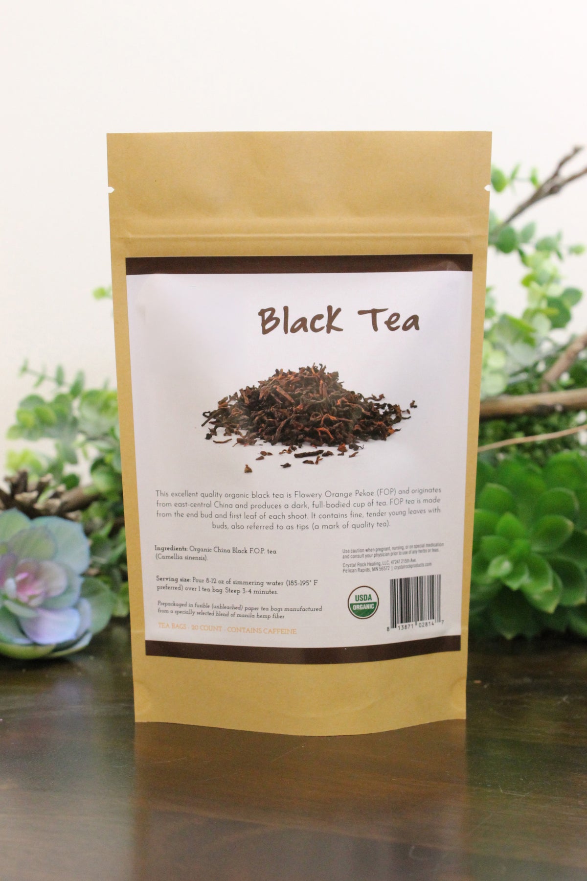 Black Tea Bag 20ct Organic