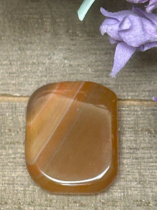 Carnelian Agate Oval Pocket Stone Medium