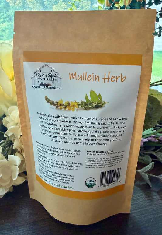 Mullein Herb 0.5oz Organic