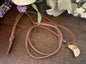 Picture Jasper Moon Cord Necklace 14"