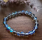 Natural Stone Gem Bracelet 7.5 inch 8mm Stretch - Titanium Quartz